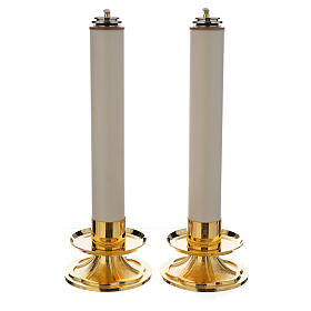 Candle holders and fake candles