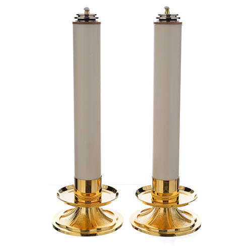 Candle holders and fake candles 1