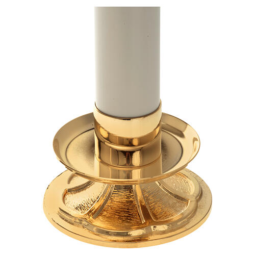 Chandeliers d'autel avec bougies à cire liquide 3