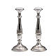 Pair of Candle holders in silver 800 s1