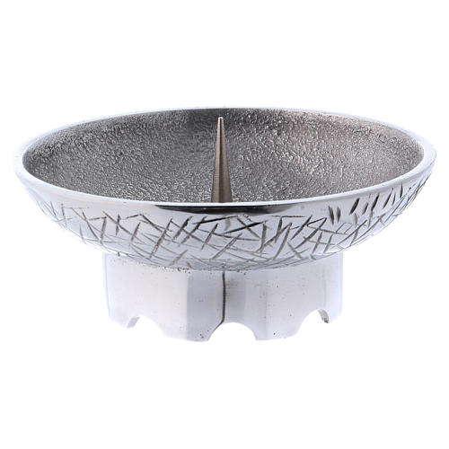 Altar candle holder in brass, Molina 1
