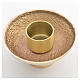 Altar candle holder in cast brass, Molina s7
