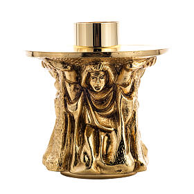 Candlestick made of cast brass