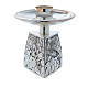 Candlestick, in silver plated cast brass s3