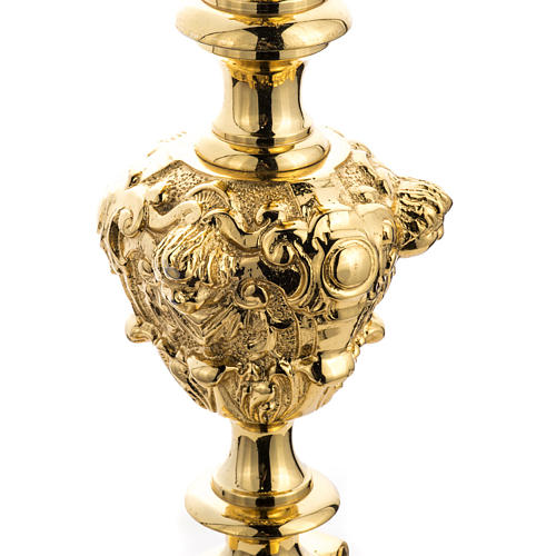 Świecznik barokowy bogato zdobiony różne wielkości 3