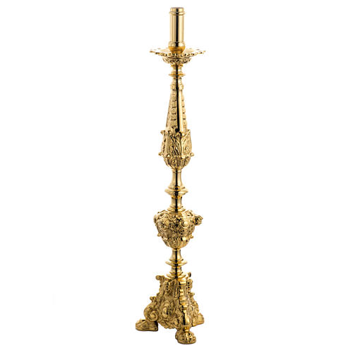 Baroque Candlestick, richly decorated in different sizes 1