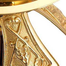Castiçal 1 vela bronze dourado