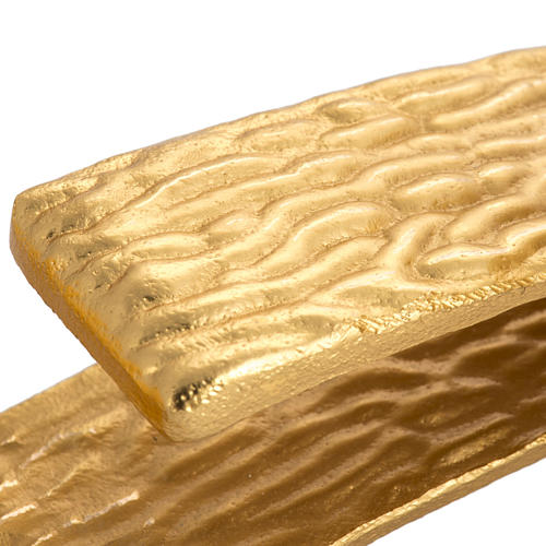 Candelabro bronze dourado 2 bocais 5