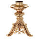 Gothic Candlestick in cast bronze s1