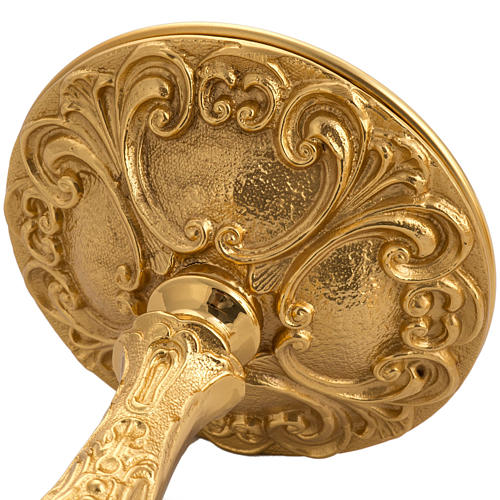 Castiçal em bronze dourado 6