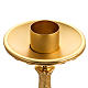 Candle holder in gold-plated bronze s2