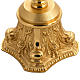 Candle holder in gold-plated bronze s3
