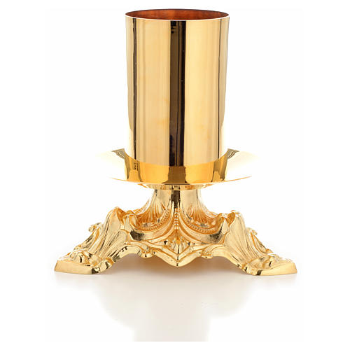 Altar-Leuchter mit Büchse 8 cm 1
