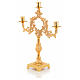 Candlestick with 3 flames and 2cm candle base s2