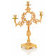 Candlestick with 3 flames and 2cm candle base s3