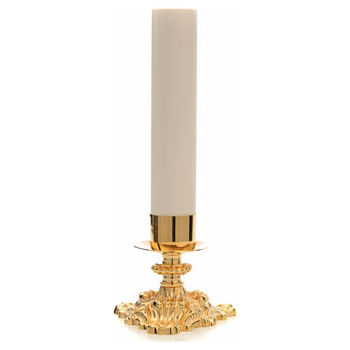 Candlestick with fake candle, H27cm 1