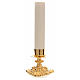 Candlestick with fake candle, H27cm s1