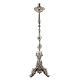 Candlestick baroque style in silver brass H106cm s1