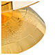 Candelero latón dorado para velas de 5 cm diám. s3