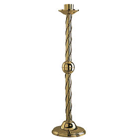 Molina candlestick with spiralling motif 105cm height