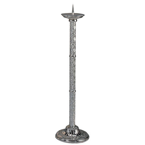 Molina silver candlestick in brass, 110cm 1