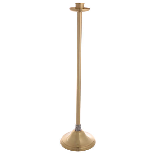 Molina golden candlestick in brass, 112cm 1
