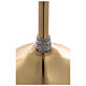 Molina golden candlestick in brass, 112cm s4