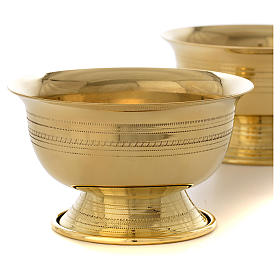 Chandeliers métal: Chandelier d'autel laiton Moines Bethléem