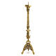 German candle holder in bronze colour brass 82cm s2
