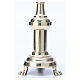 Candlestick with foot h 62 cm in polished brass s1