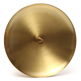 Candle holder with pin in bronzed brass, Molina