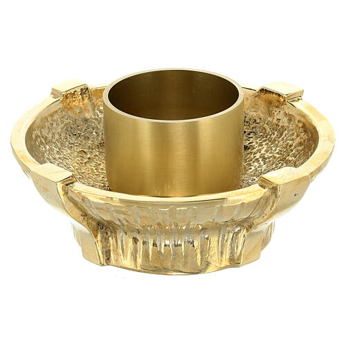 Molina altar chandle holder in bronze for 1.95 inc candle 3