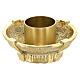 Molina altar chandle holder in bronze for 1.95 inc candle s3