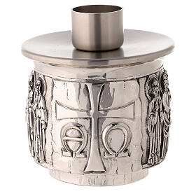 Kerzenständer Molina mit Jesus und Aposteln aus Harz und Messing