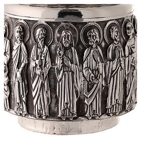 Kerzenständer Molina mit Jesus und Aposteln aus Harz und Messing