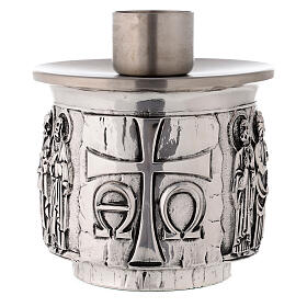 Chandeliers métal: Chandelier autel Molina Jésus et apôtres résine et laiton