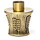Candeliere Molina ottone dorato spighe s20