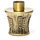 Candeliere Molina ottone dorato spighe s23
