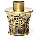 Candeliere Molina ottone dorato spighe s24