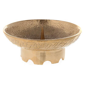Molina candlestick in bronze with nail