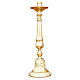 Candlestick in cast brass 40cm s1