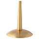 Candeliere processionale ottone nodo cristallo h 57 cm s4