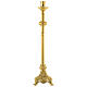 Candle holder 75 cm in gold brass s1