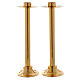 Processional candlestick set 15 in with socket of 1 1/2 in diameter s1