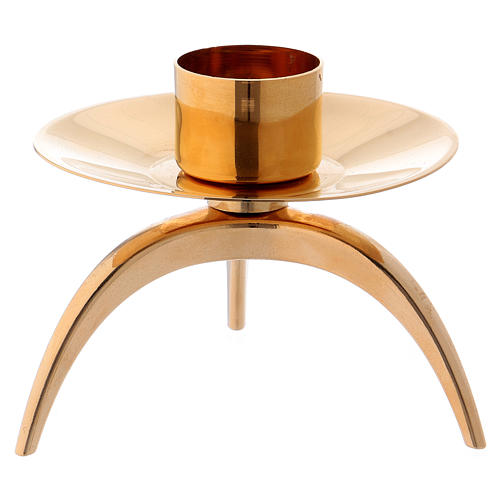 STOCK Chandelier en laiton or 2