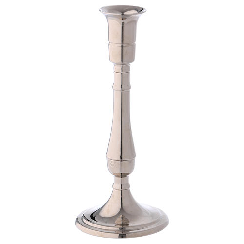 Candle holder 20 cm in silver-plated brass 1