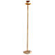 Processional candle-holder in golden brass with extractable base 134 cm s1