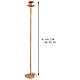 Candeliere processionale ottone dorato base estraibile 134 cm s3