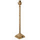 Molina candle holder for Paschal candle, gold plated brass, 50 in s10