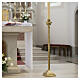 Molina candle holder for Paschal candle, gold plated brass, 50 in s2